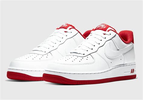 air force 1 red white.